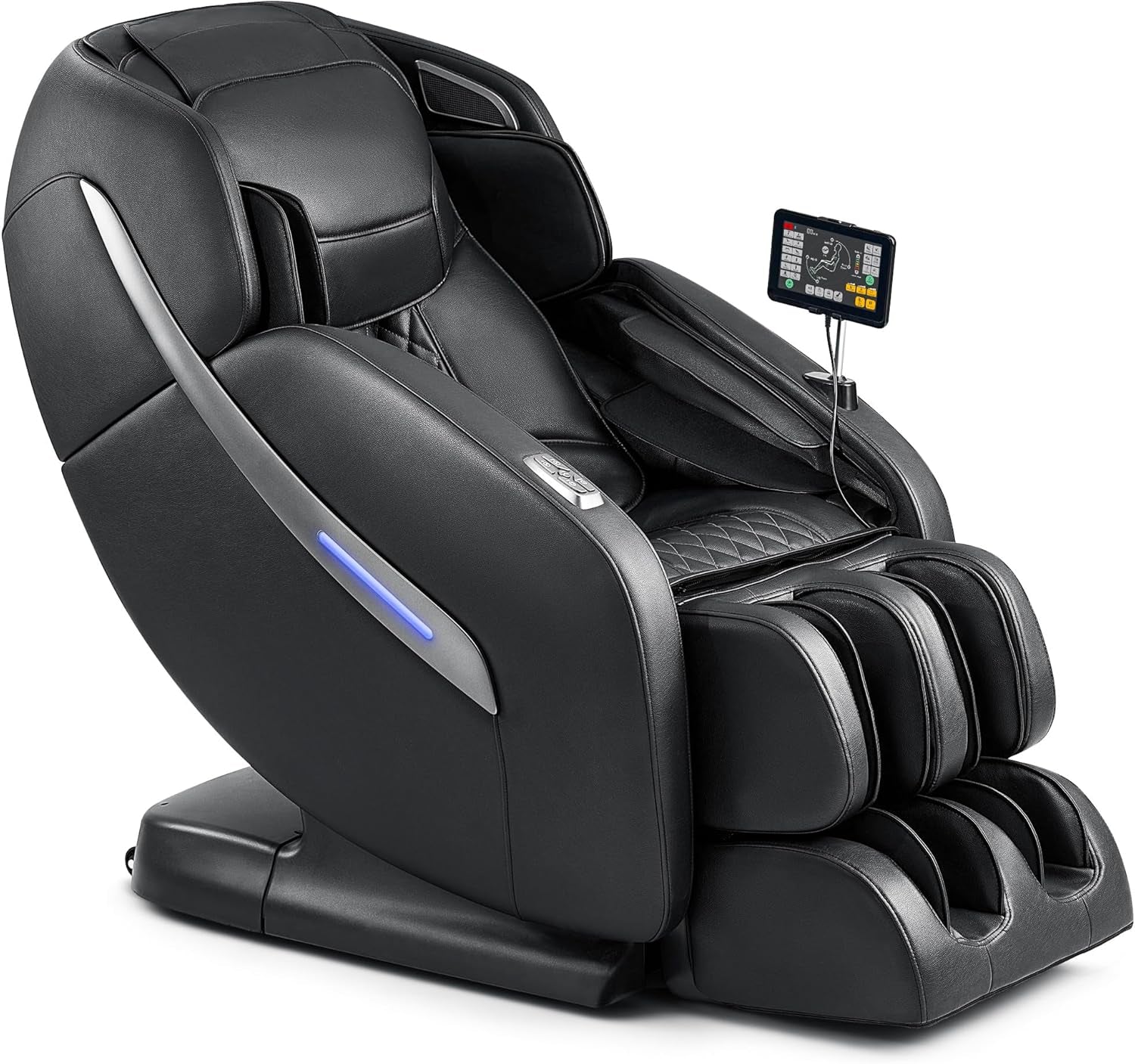 Massage Chair, Full Body Zero Gravity SL Track Shiatsu Massage Chairs with Calf Heating, Thai Stretch, M1612 Black